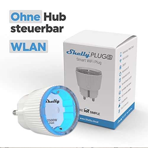 Shelly Wifi Smart Plug S, Smart-Steckdose
