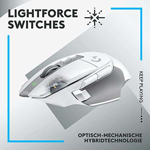 Logitech G502 X Lightspeed White (Kabellos)