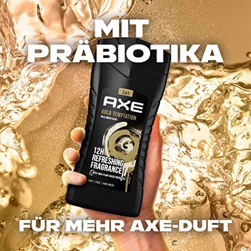 Axe 3-in-1 Duschgel & Shampoo Gold Temptation 6x 250ml