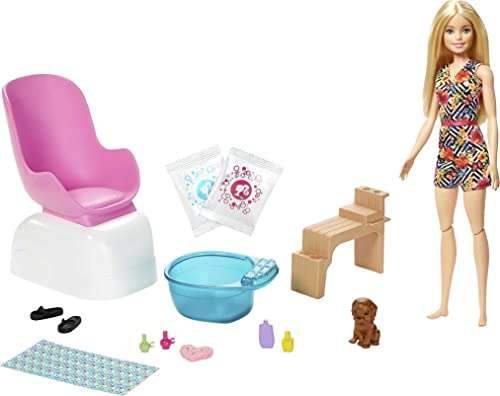 Mattel Barbie Barbie Mani-Pedi Puppe und Spielset