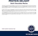 Multipower Protein Delight Eiweißriegel – 18 x 35 g Protein Riegel Box (630 g), Leckerer Energieriegel – Dark Chocolate Mocha