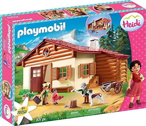 playmobil Heidi - Heidi und Großvater auf der Almhütte