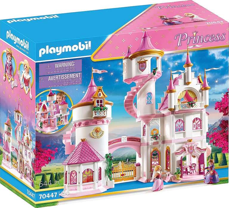 PLAYMOBIL Princess 70447 Großes Prinzessinnenschloss mit drehbarer Tanzplatte
