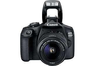 Canon EOS 2000D mit Objektiv EF-S 18-55mm 3.5-5.6 III + Tasche SB130 + 16GB Speicherkarte