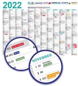 boerse.de-Börsenkalender kostenlos und versandkostenfrei bestellen