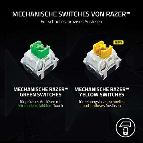 Razer BlackWidow V3 Pro, Razer GREEN, USB/Bluetooth, DE