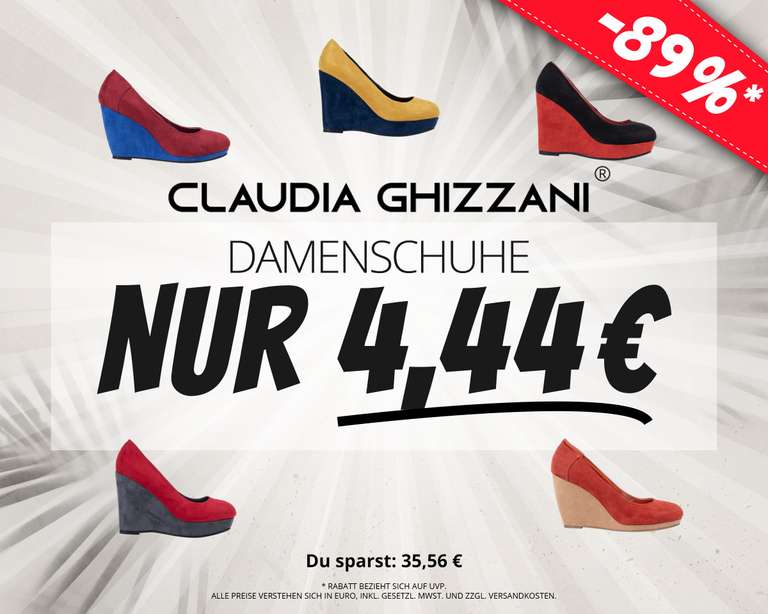CLAUDIA GHIZZANI Damen Schuhe für 4,44€