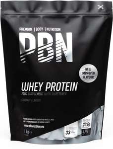 1kg Premium Body Nutrition Whey Protein, Kokosnuss