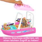 Barbie Dream Boat (111 cm) mit Barbie-Boot, Rutsche und Schwimmzeug, 20+ Barbie-Zubehörteile