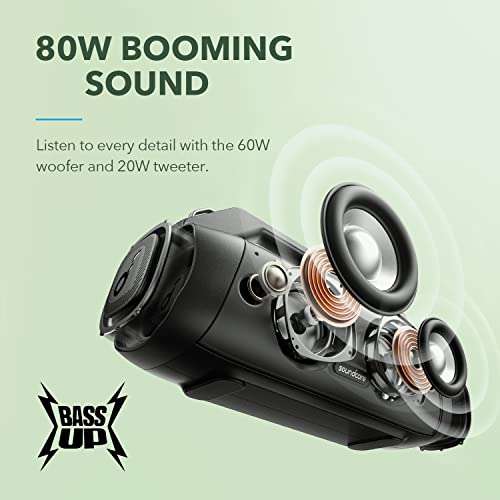 Soundcore Anker Motion Boom Plus IP67 Lautsprecher für Draußen
