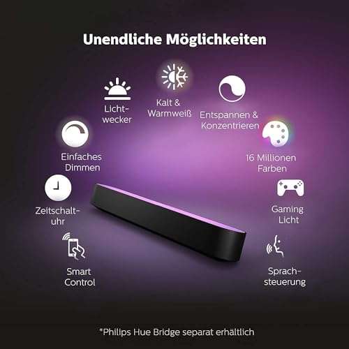 Philips Hue White and Color Ambiance Play 2er Starter-Kit