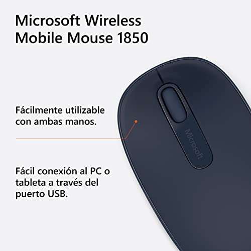 Microsoft Wireless Mobile Mouse 1850, dunkelblau