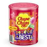 Chupa Chups Best of Lutscher-Dose, enthält 50 Lollis in 6 Geschmacksrichtungen