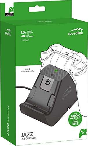 Speedlink JAZZ USB Charger - Ladegerät und Akkupack für 2 Xbox Series X/S, One Controller