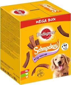 Pedigree Hundesnacks Hundeleckerli Schmackos Mixbox, 110 Stück - 790g