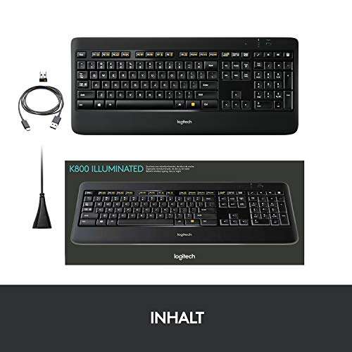 Logitech "K800" Wireless Illuminated Keyboard