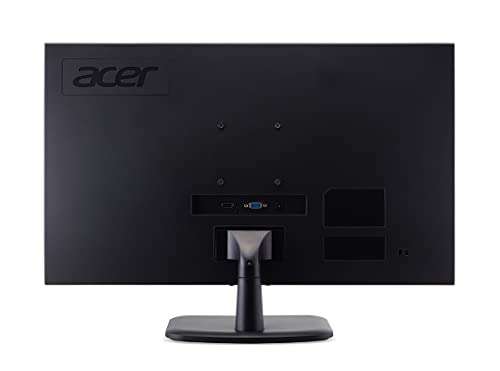 Acer EK240YC Monitor 23,8 Zoll (60 cm Bildschirm) Full HD, 75Hz, 5ms (G2G), HDMI 1.4, VGA, Zeroframe, Schwarz