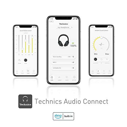 Technics EAH-A800 Bluetooth Kopfhörer, schwarz