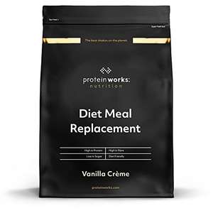 Protein Works Diät Mahlzeitenersatz | 250 Kalorien Trinkmahlzeit | Vanillecreme | 500g