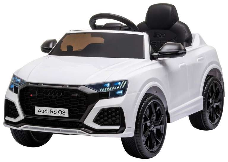 Kinder-Elektroauto Audi Rs Q8 mit Licht/Sound in Rot oder Weiß