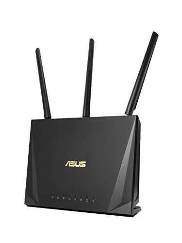 Asus RT-AC85P Home Office Router (WiFi 5 AC2400 MU-MIMO, 4x Gigabit LAN, App Steuerung, USB 3.1, IPv6, VPN, PPTP, OpenVPN)