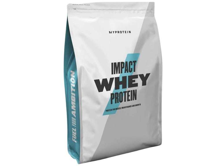 Myprotein Impact Whey Protein, verschiedene Sorten, 1kg ab 12,68€ / 2,5kg ab 28,54€
