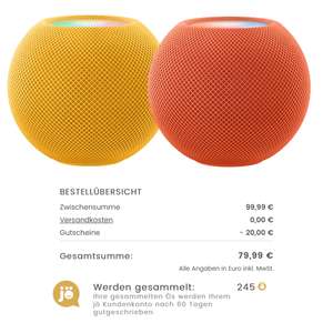 Apple HomePod Mini Orange & Gelb