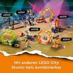 LEGO 60342 City Stuntz Haiangriff-Challenge Set, inkl. Motorrad und Stunt Racer Minifigur
