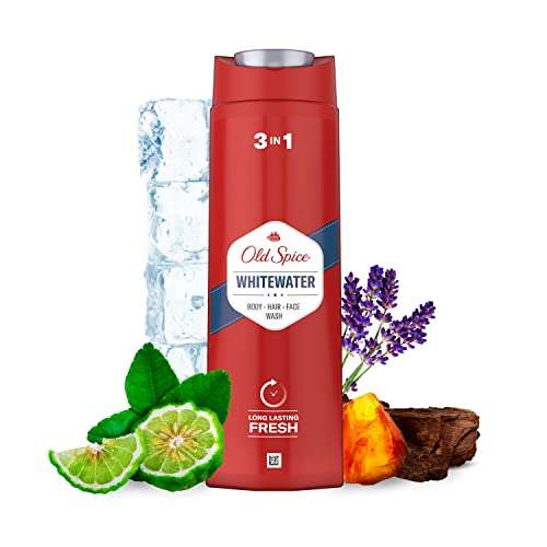 Old Spice Whitewater/Original/Deep Sea 3-in-1 Duschgel & Shampoo für Männer (250 ml)