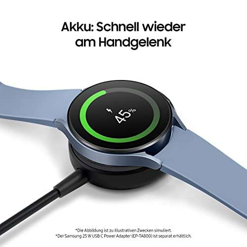 Samsung Galaxy Watch5 LTE Smart Watch, Health Features, Fitness Tracker, Long-Lasting Battery, 44 mm, Graphite