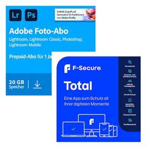 Adobe Foto-Abo 1 Jahr inkl. F-Secure