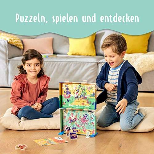 Ravensburger Kinderpuzzle - Piraten auf Schatzjagd , 2x24 Teile