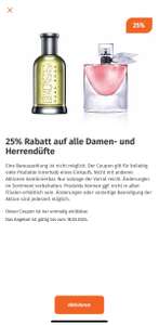 Müller Parfümerie -25% App Gutschein