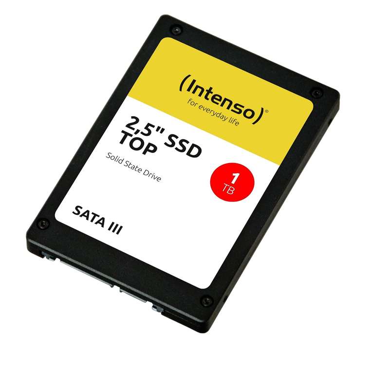 Intenso Interne 2,5" SSD SATA III Top, 1 TB, 500 MB/Sekunden