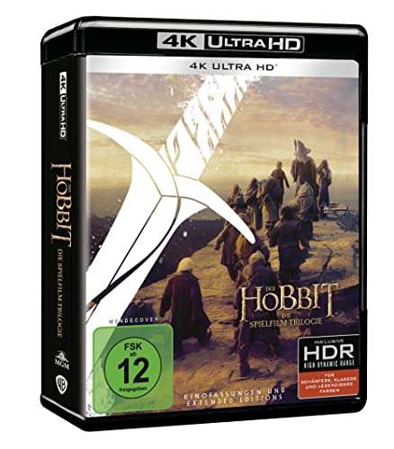 Der Hobbit: Die Spielfilm Trilogie - Extended Edition (4K Ultra-HD Blu-ray)