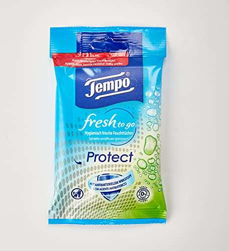 15x Tempo Feuchttücher "fresh to go Protect"