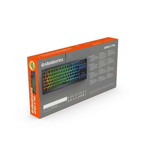 SteelSeries Apex 3 TKL RGB Gaming Tastatur, USB, DE