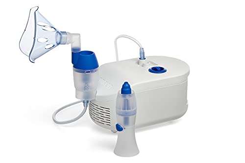 Omron X102 Total 2-in-1-Vernebler mit Nasendusche – Inhalationsgerät