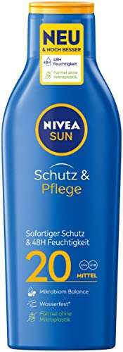 250ml Nivea Sun Schutz & Pflege Sonnenmilch, LSF 20
