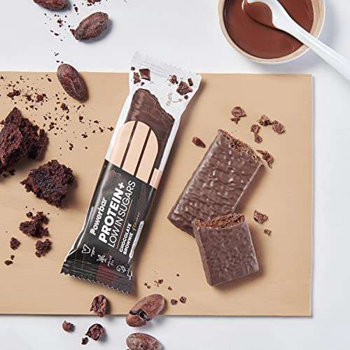 16x35g Powerbar Protein Plus Low Sugar Chocolate Brownie ODER Vanille