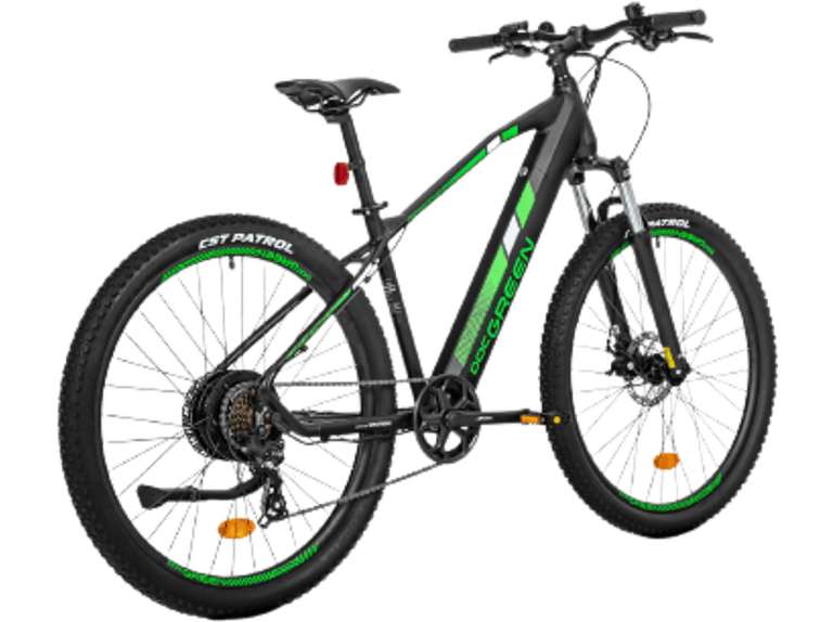 Docgreen e-Mountainbike HT 27.5", 504Wh, schwarz