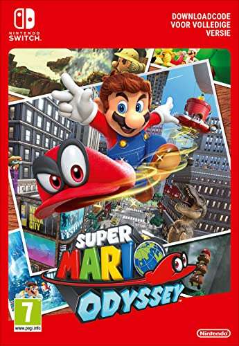 Nintendo Switch rot Mario Day Bundle + Super Mario Odyssey