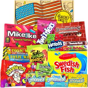 Amerikanische Süßigkeiten Geschenkbox