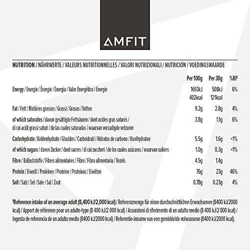 Amfit Nutrition Molkeproteinpulver, Vanille, 75 Portionen = 2,27kg