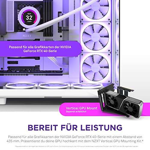 NZXT H9 Flow - CM-H91FW-01 - Dual-Chamber-ATX Mid-Tower PC-Gaming-Gehäuse