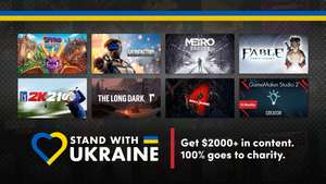 "Stand with Ukraine Humble Bundle": Back4Blood, Metro Exodus, Spyro Trilogy, Fable, Quantum Break, Nex Machina, Sunset Overdrive, und und ..