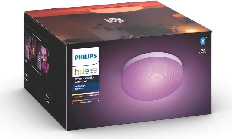 Philips Hue White and Color Ambiance Flourish Deckenleuchte