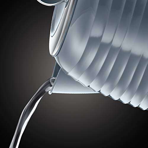 Russell Hobbs Wasserkocher [1,7l, 2400W] Inspire Grau mit hochwertiger Hochglanz-Struktur