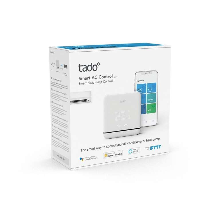 Tado smarte Klimaanlagensteuerung V3+ mit Standfuß – Klimaanlage digital steuern