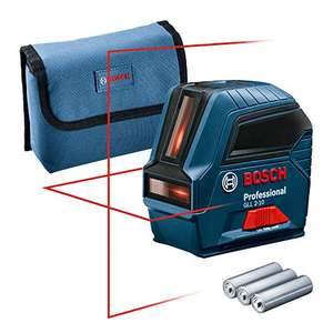 Bosch Professional Kreuzlinienlaser GLL 2-10 (roter Laser, Max.Reichweite:10m, 3xAA,Schutztasche) WHD "Wie neu" bis "sehr gut"